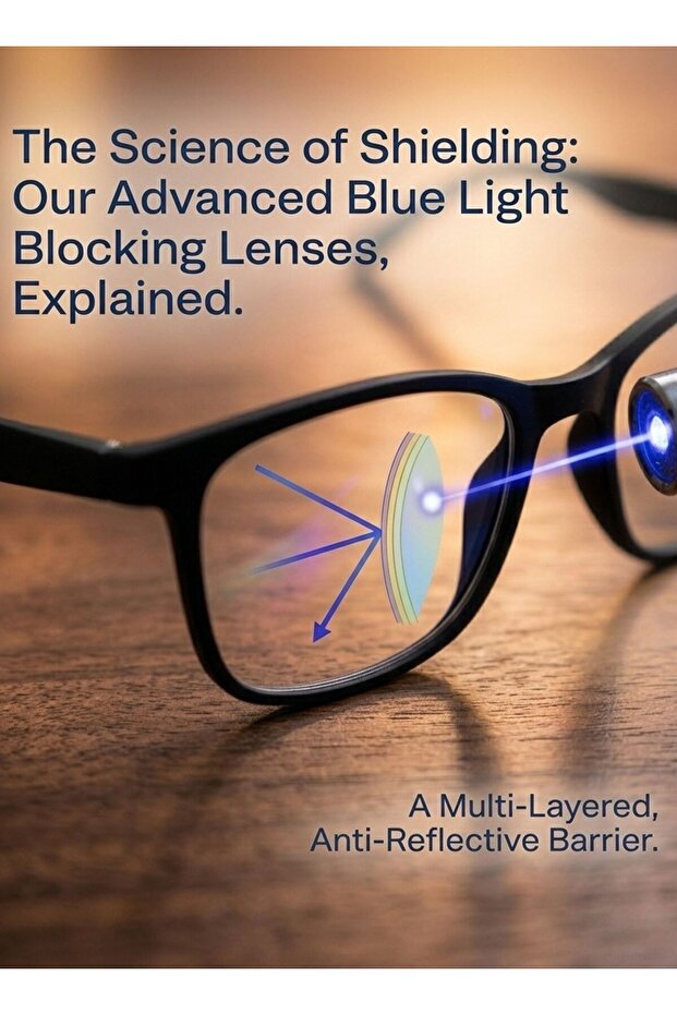Premium Blue Light Blocking Glasses for Computer, Laptop & Digital Screen Protection