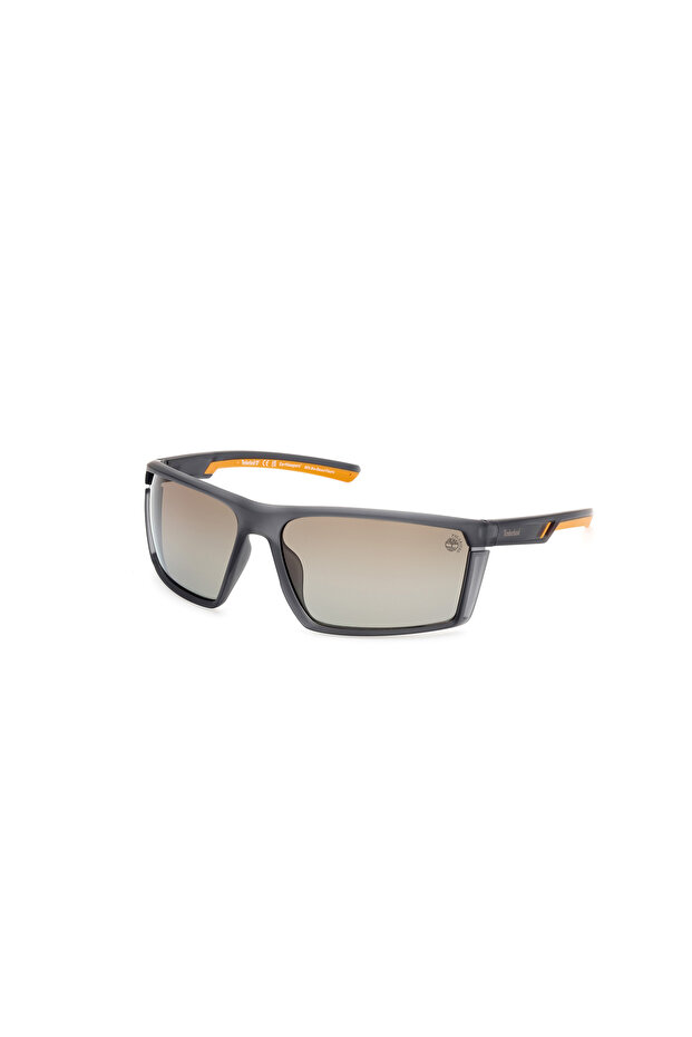 Matte Grey Polarized Injected Male Sunglasses