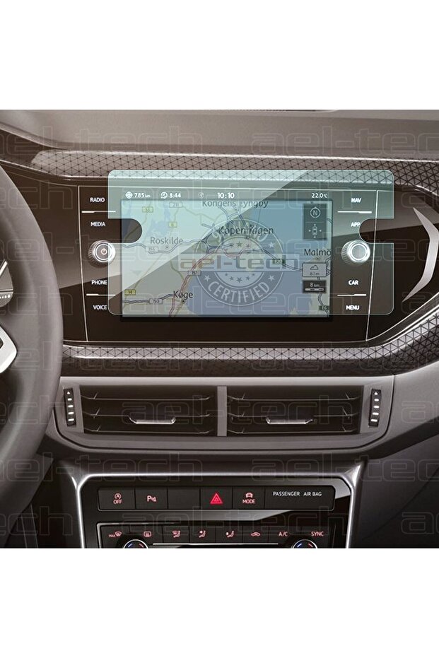 Volkswagen T-Cross 8 Inch Navigation Compatible Nano Screen Protector 2022-2023
