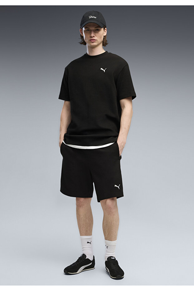 Essentials Elevated Relaxed Material Shorts - 1