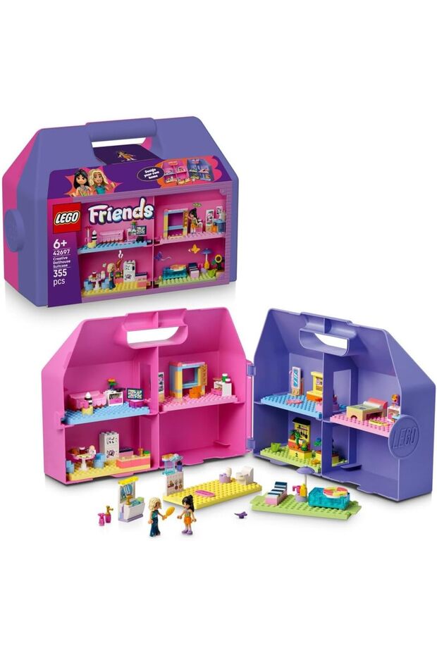 Friends Creative Dollhouse Suitcase, 355 Pieces