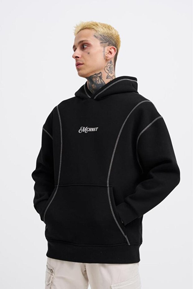 Men's Straddie Hoodie Black