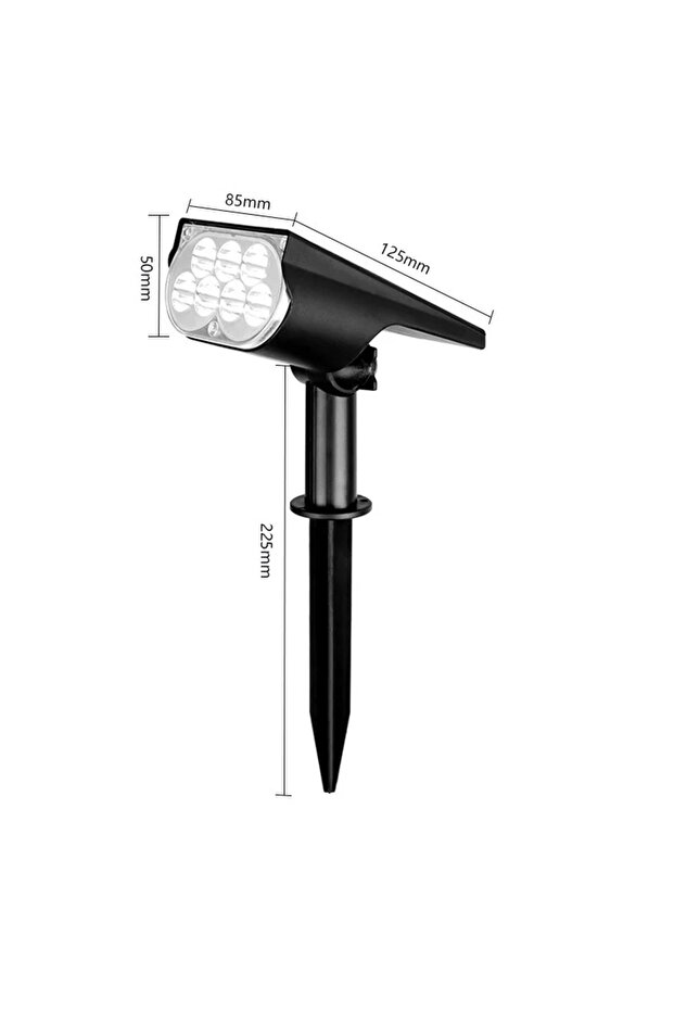 White Light 7led Ultra bright LED Solar Light Spotlights Outdoor Landscape Wall Light Waterproof 150