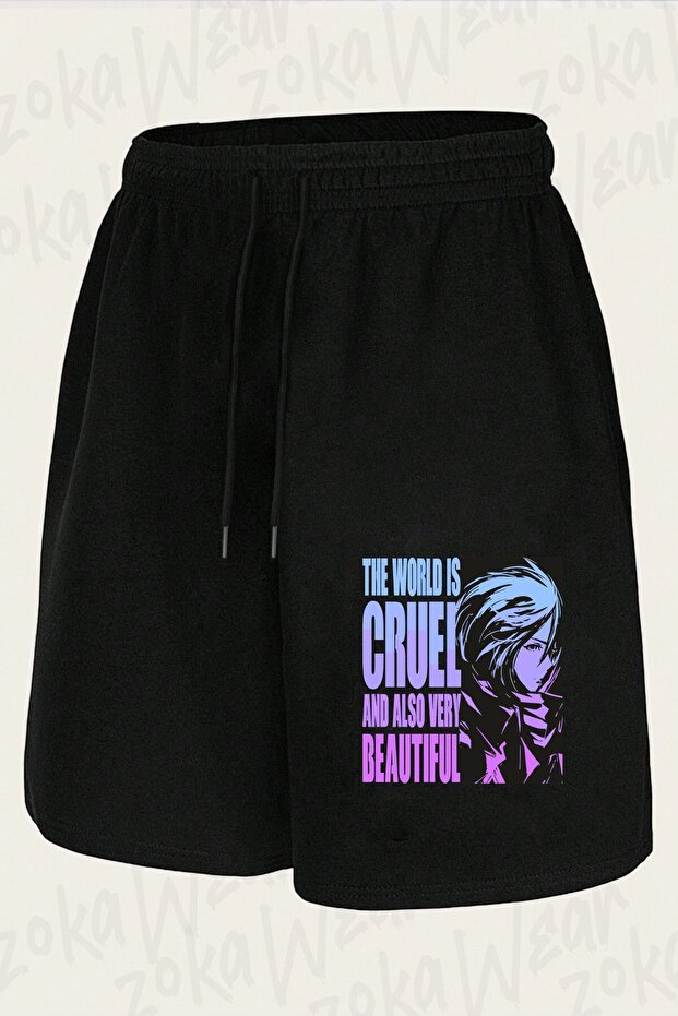 Unisex Attack on Titan Mikasa Ackerman V2 Design Printed Shorts
