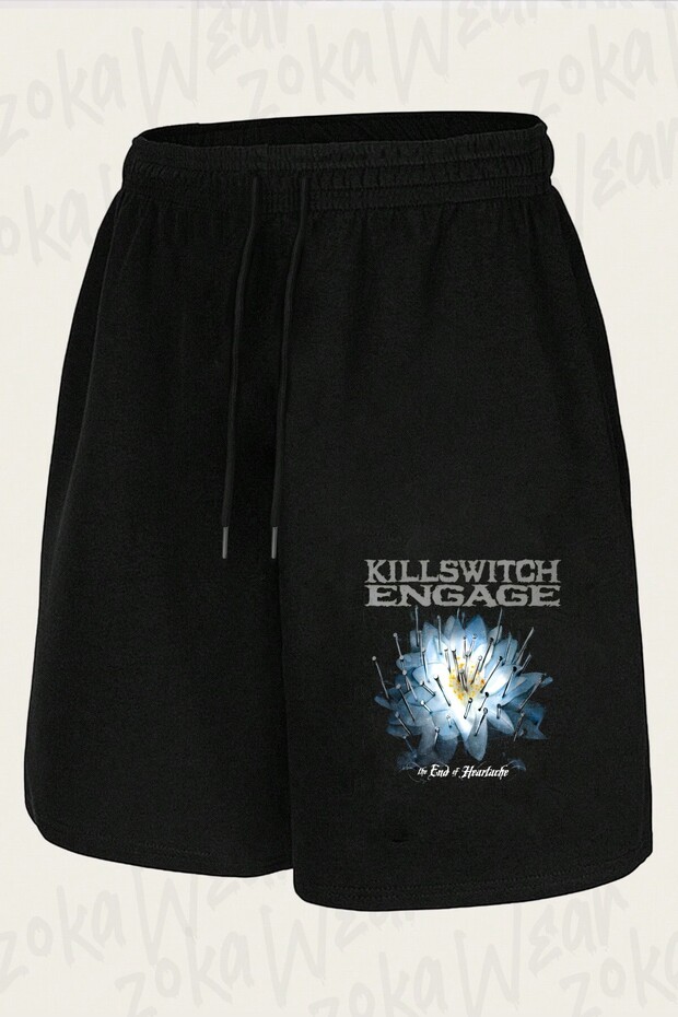 شورت مطبوع بتصميم Killswitch Engage للجنسين