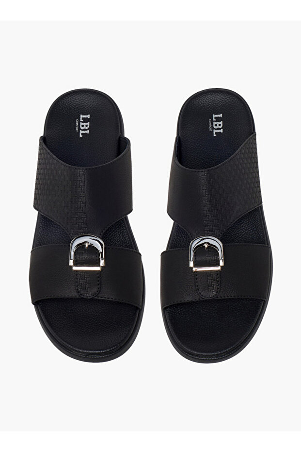 Men Buckle Accent Arabic Sandals