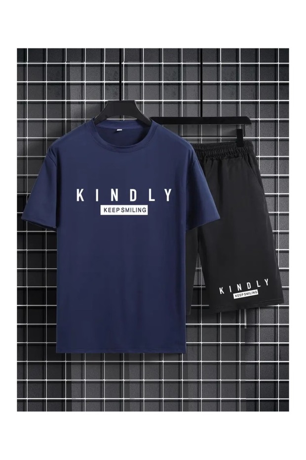 Summer Collection New Arrival T-Shirt & Shorts Set Printed Pattern Lightweight & Cool Fabric for All-Day Comfort