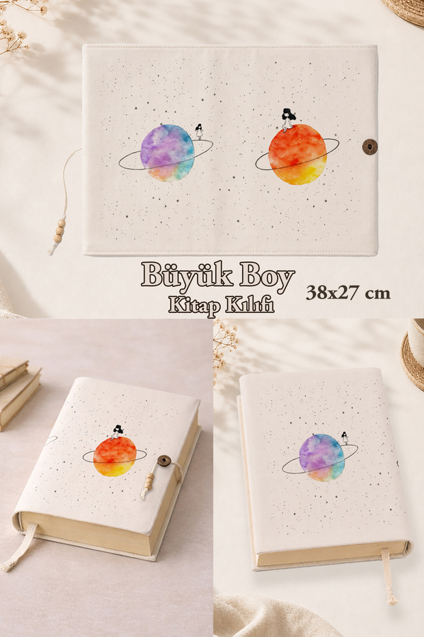 Dreamscape Collection | 38X27 cm Large Book Cover | Rahle Size Compatible