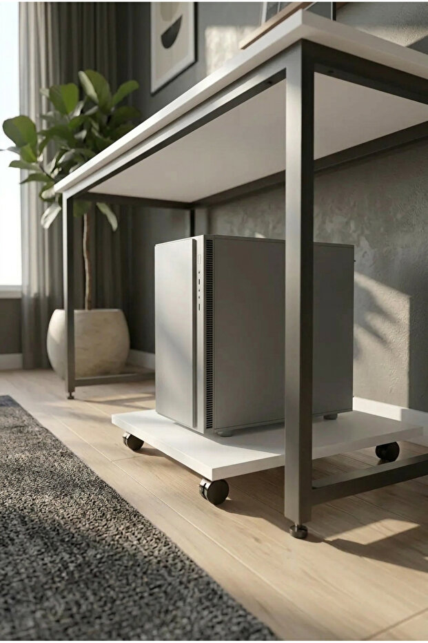 Wheeled Computer Case Stand | 43X60Cm | 7cm Height