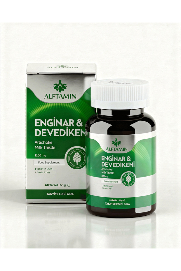 Artichoke & Milk Thistle (Artichoke + Milk Thistle) Supplementing Food 1100 Mg 60 Capsules