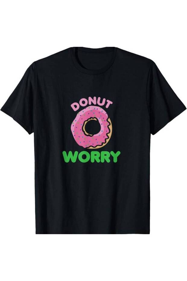 تي شيرت Worry Funny Donuts Retro Donut