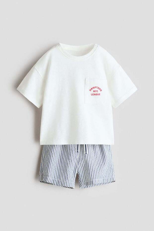 2-pack T-shirt and shorts set