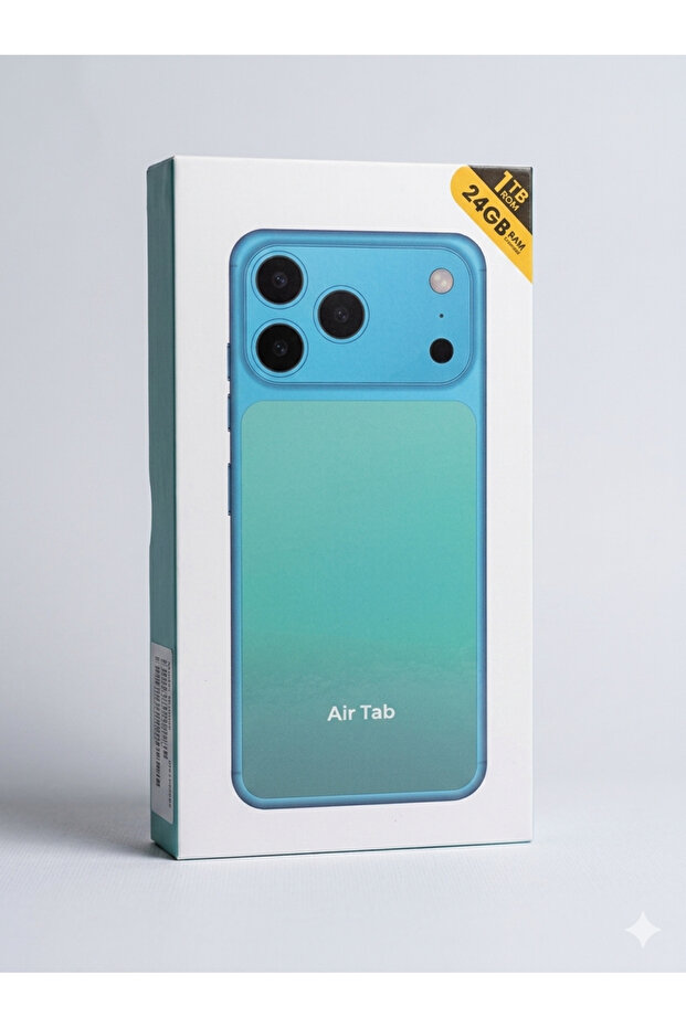 هاتف AirTab 5G الذكي - سعة تخزين 1 تيرابايت، ذاكرة وصول عشوائي 24 جيجابايت، بطارية ضخمة 5000 مللي أمبير، شريحتي اتصال وشاشة عالية الدقة