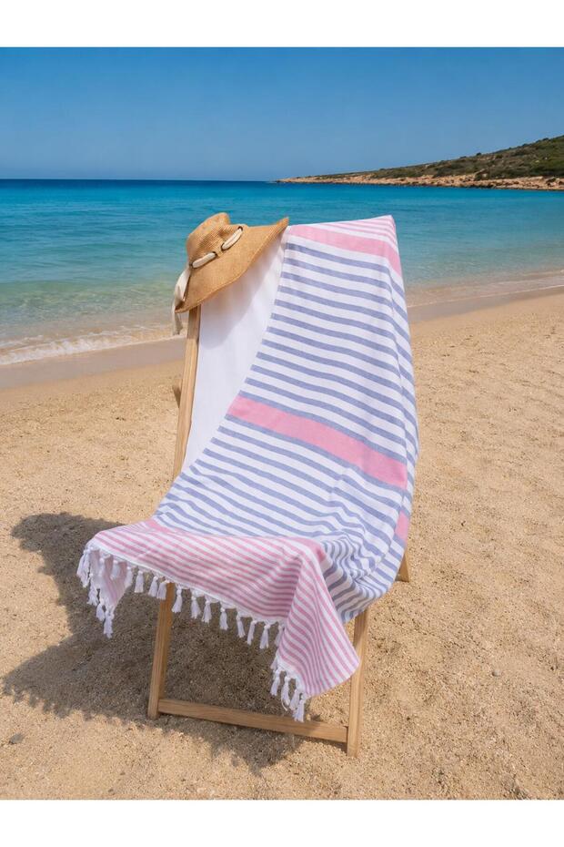 100% Cotton 90X150 cm Tasseled Outlet Beach Peshtamal