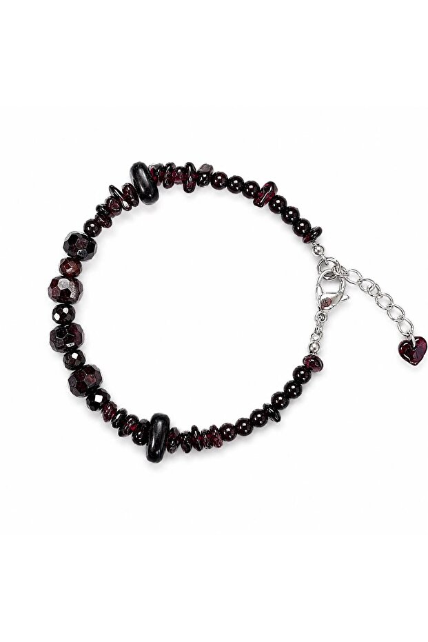 Lal – Natural Garnet Stone Bracelet