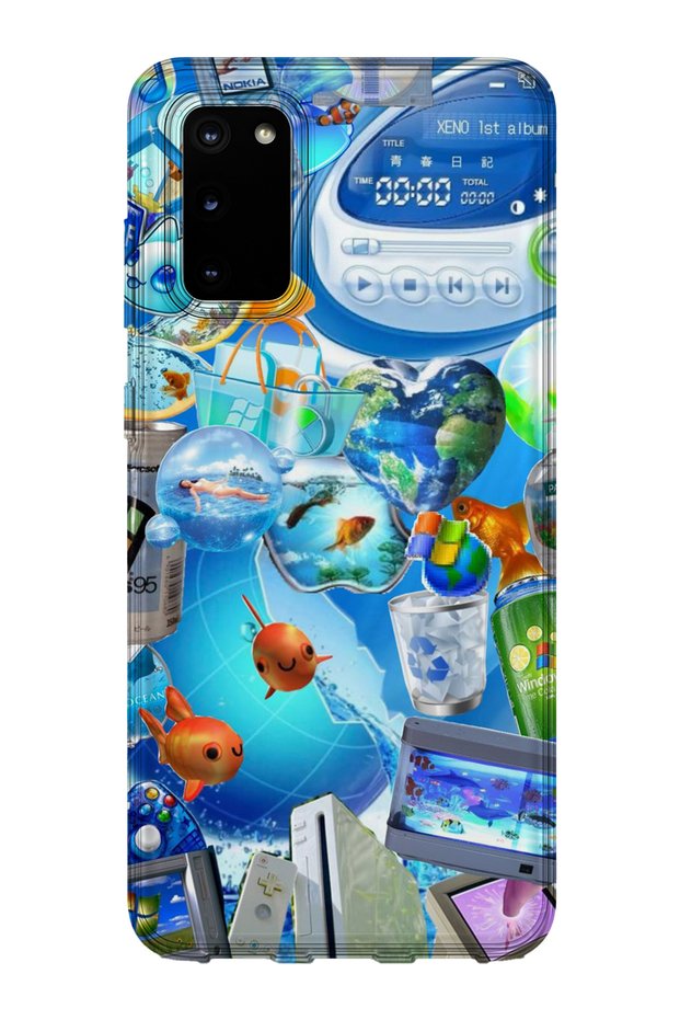Samsung Galaxy S20 Compatible Printed Transparent Phone Case |   Collection: Aeroglass Mirage