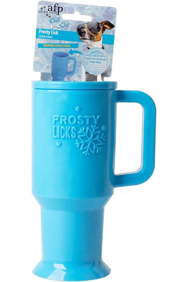 Chill Out Frosty Lick Cooling Cup for Dogs – Reusable Frozen Treat Dispenser for Heat Relief