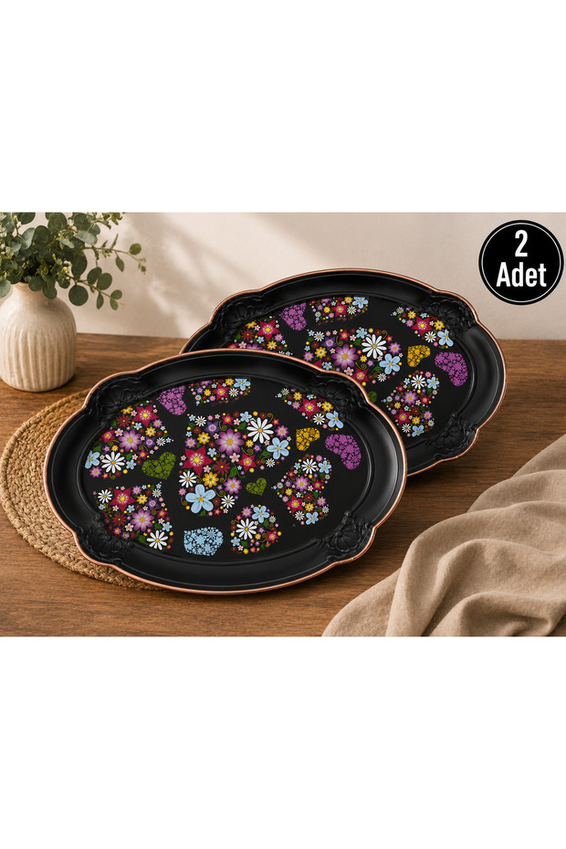 Plastic Presentation Tray/Service Tray/Senli Benli Tray (2 Pieces)