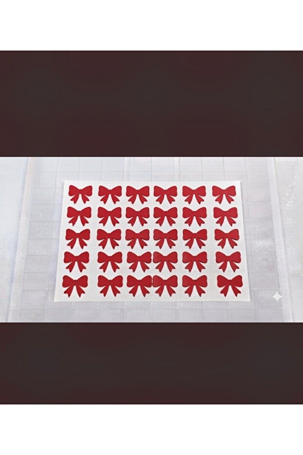 Foil Cut-Out Bow Gols 2 cm