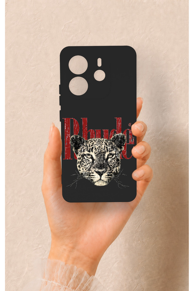 Redmi Note 14 4g Compatible Rhude Patterned Silicone Case
