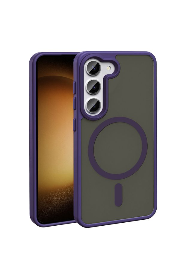 Galaxy S24 Fe Case Magsafe Supported Camera Raised Silicone Matte Anti-Fingerprint Brsa
