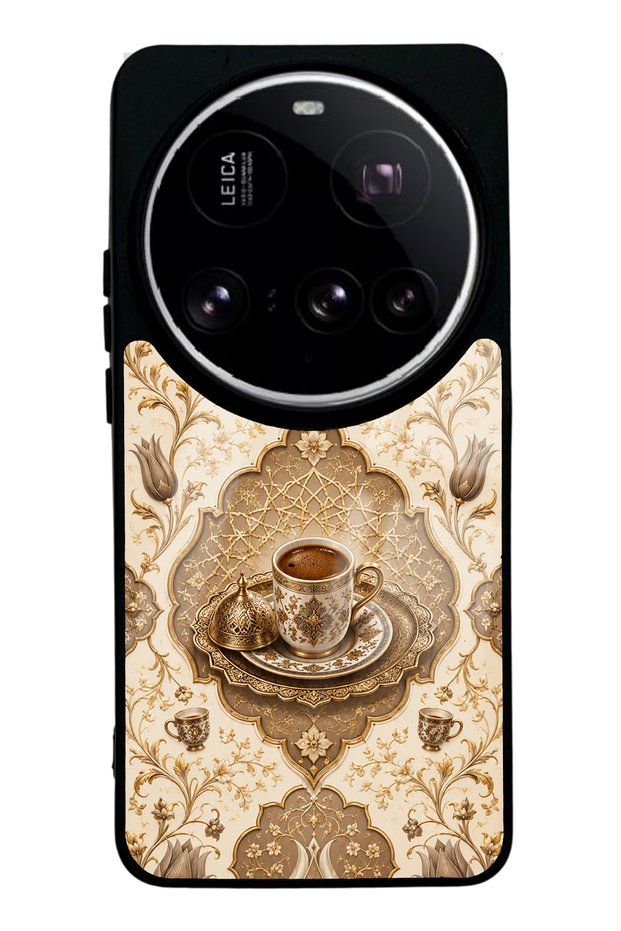 Xiaomi 15Ultra Ivory Ottoman Coffee Designed Glossy Phone Case