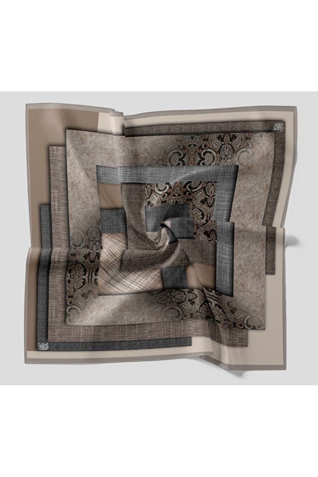 New Season Trend 90X90 Shimmering Crystal Scarf Timeless Model