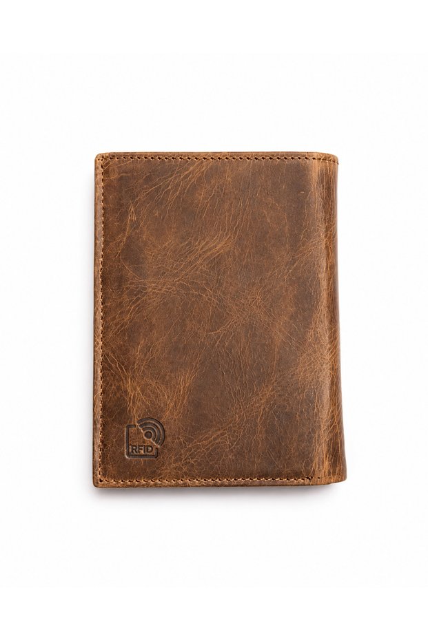 Pera Genuine Leather Rfid Protected Men's Wallet
