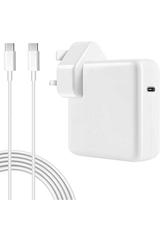 Replacement Apple MacBook Charger 61W USB-C Type-C Power Adapter with USB-C to USB-C Cable – Compatible with MacBook Pro & MacBook Air