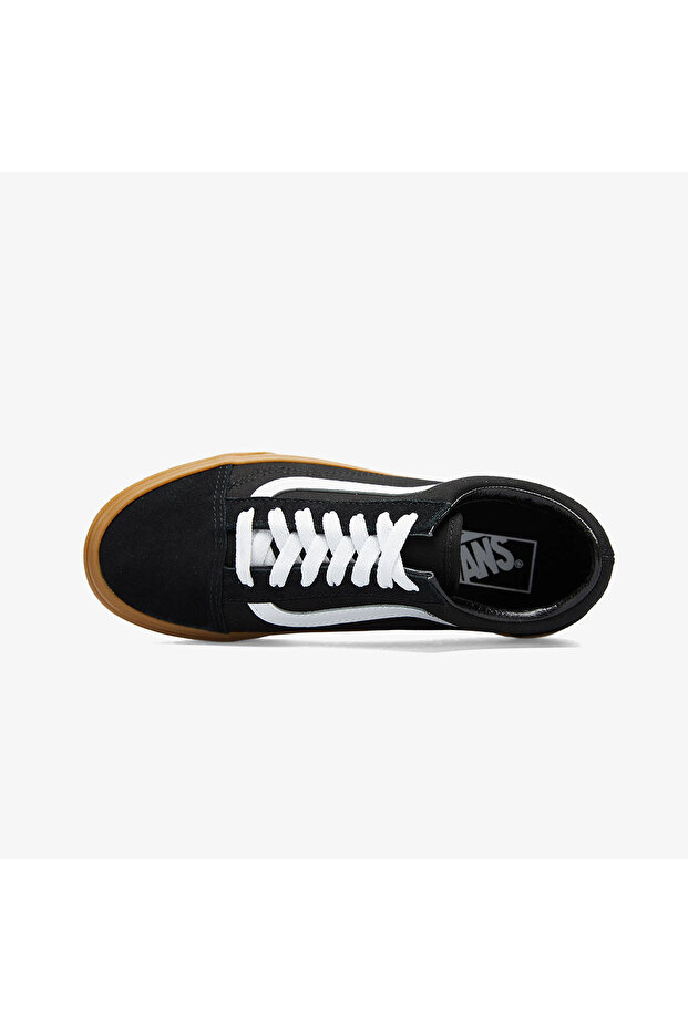 Old Skool Kadın Siyah Süet Sneaker - 4