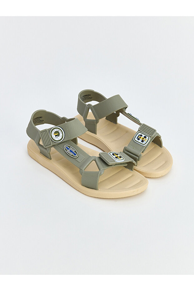 Nevavm Cross-Strapped Boys' Sandals with a Difference