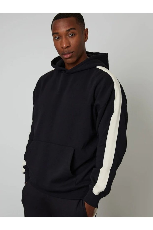 Erek Striped Hooded Sweatshirt
