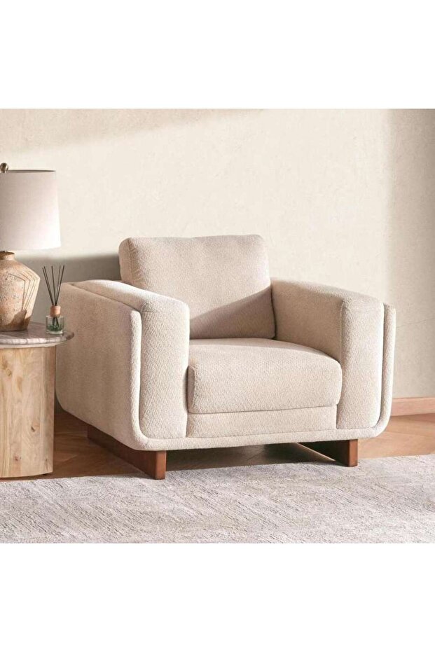 SHELON SINGLE SEATER SOFA - BEIGE