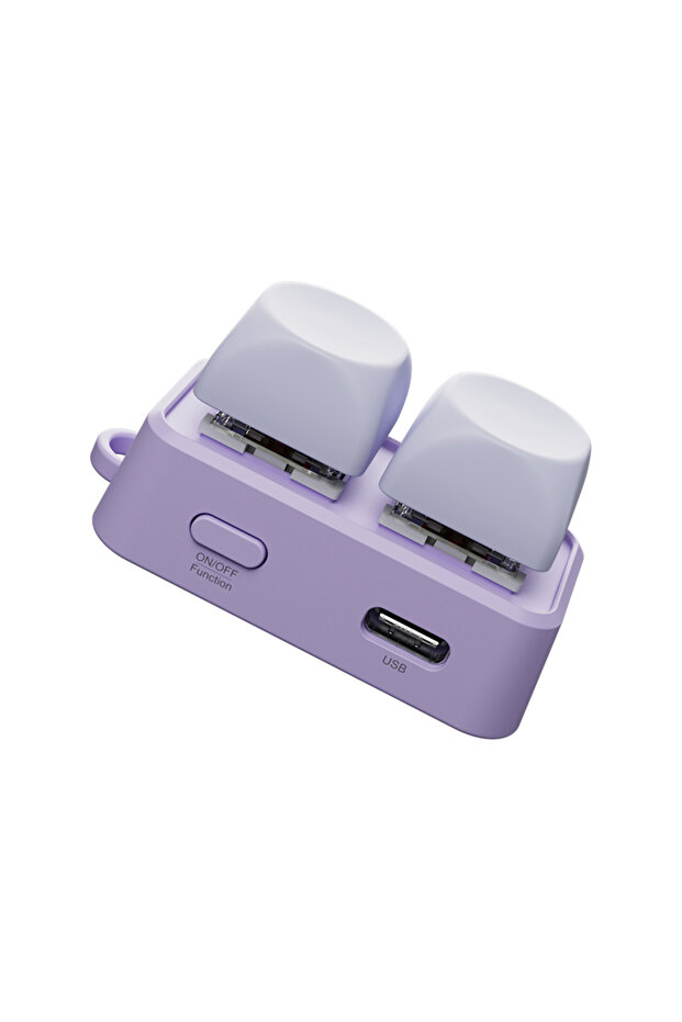 Purplemobile version HANLIN YUE Free2 Mini Keyboard for Mobile Tablet Vertical Video Switching Readi