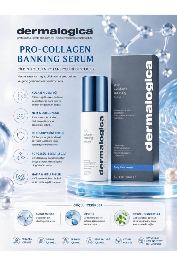 Pro Collagen Banking Anti-Aging and Anti-Wrinkle Skin Renewing and Firming Facial Serum 30ml