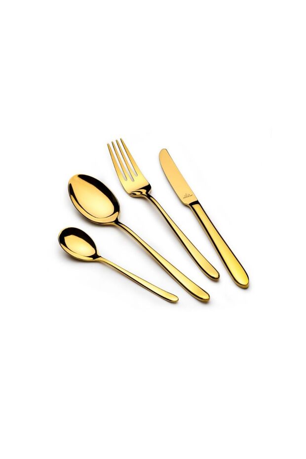 Stainless Steel Cutlery Sets 50 pcs Gold TM 1401 G