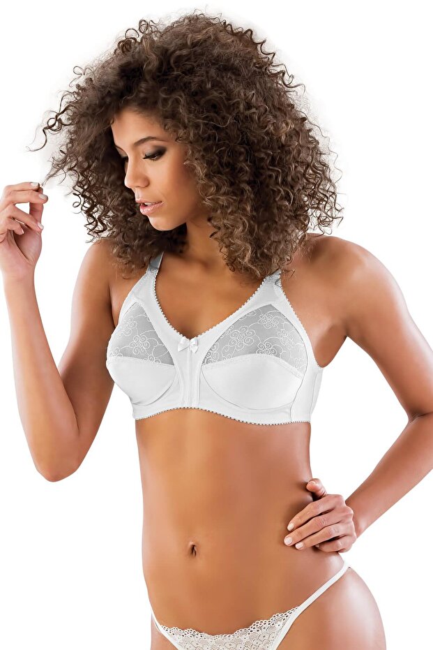 White Mi Emay 111 D Gathering Bra