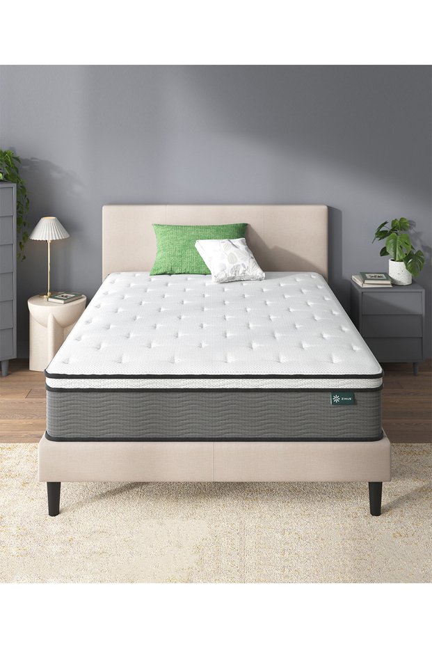 25cm Firm Pocket Spring Mattress |Single Size| Individually Wrapped Pocket Springs, Motion Isolation, High-Density Foam & CertiPUR-US Certified | 90 W x 200 L x 25 H CM