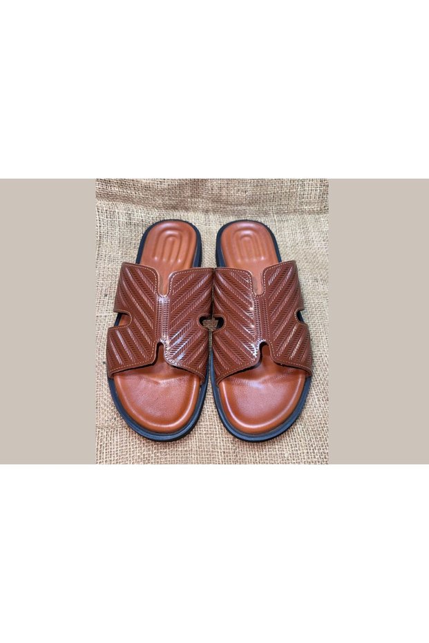 Genuine Leather Handmade Men's Slippers