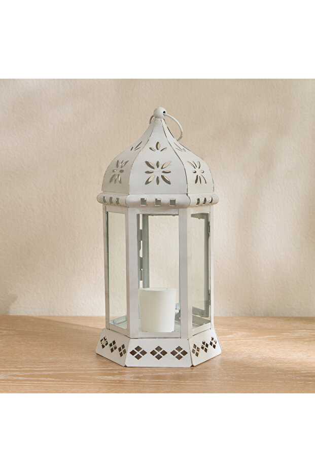 Blazent Stainless Steel Lantern - 27 cm