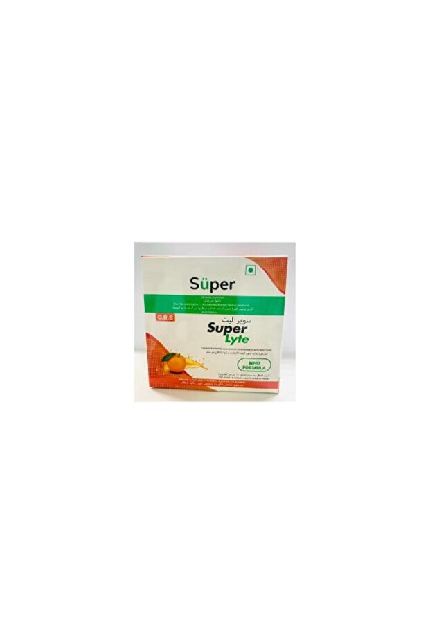 SUPERLYTE ORAL REHYDRATION SALT ORANGE FLAVOUR 4.4gm 10 SACHETS PER BOX