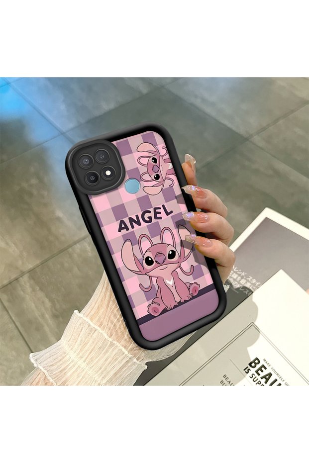 Oppo A15/A15S Compatible Black Silicone Case Shockproof with Camera Protection