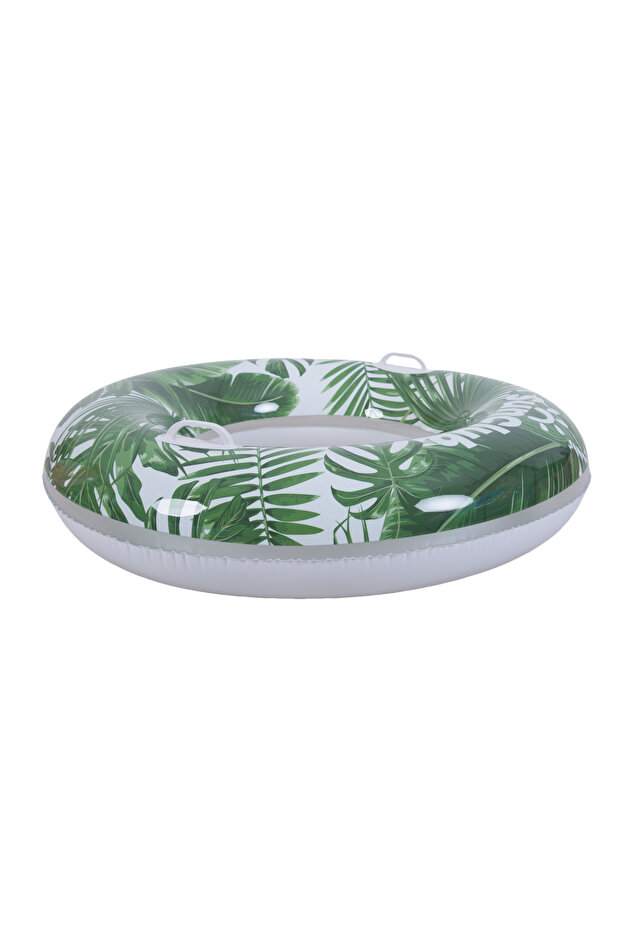 Leaves Inflatable Pool & Beach Float Swim Ring, PVC