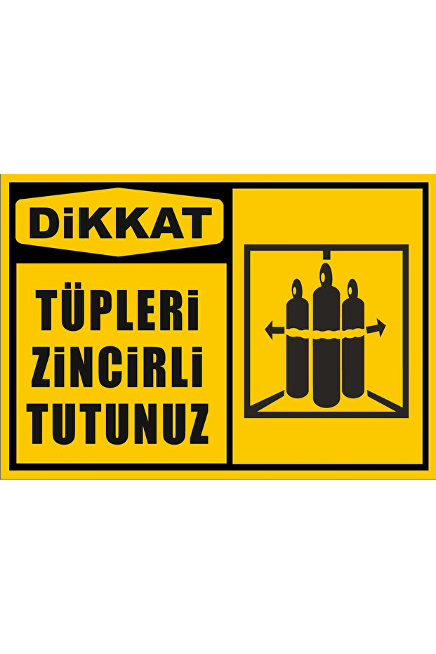 Hold the Tubes with a Chain Sticker 20X28 cm