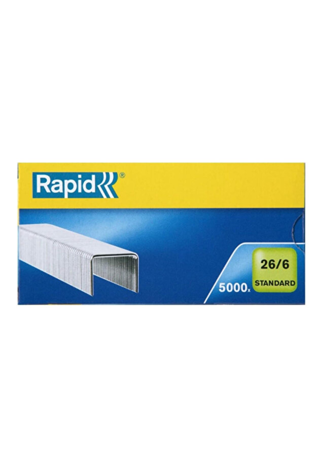 26/6mm Standard Staples Pack of 1 (5000pcs)