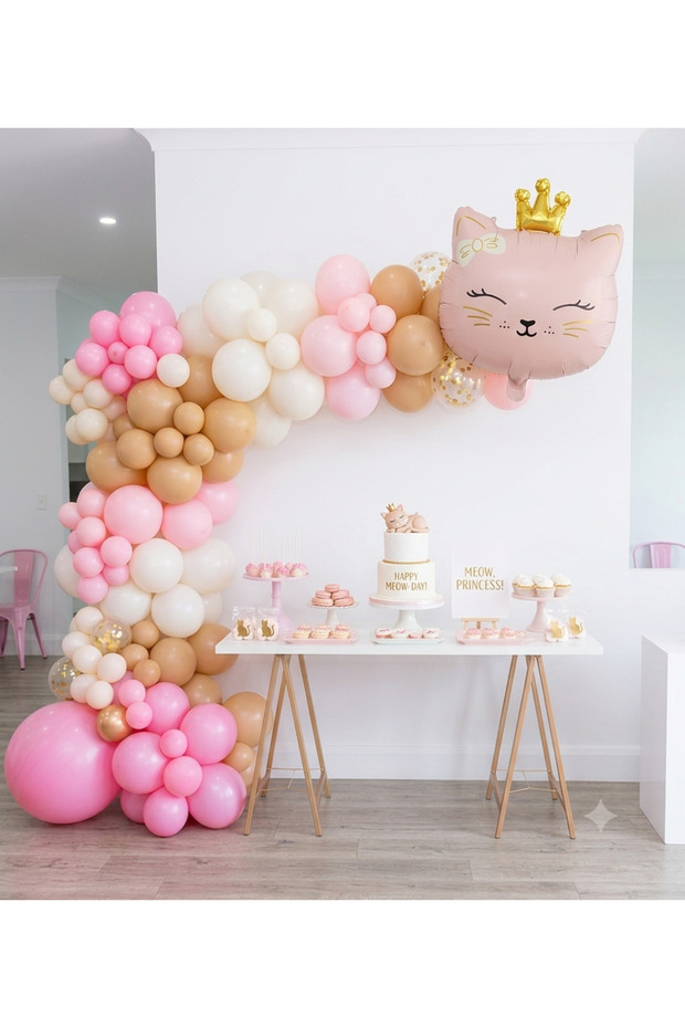 Kedi Konsept Balon Seti