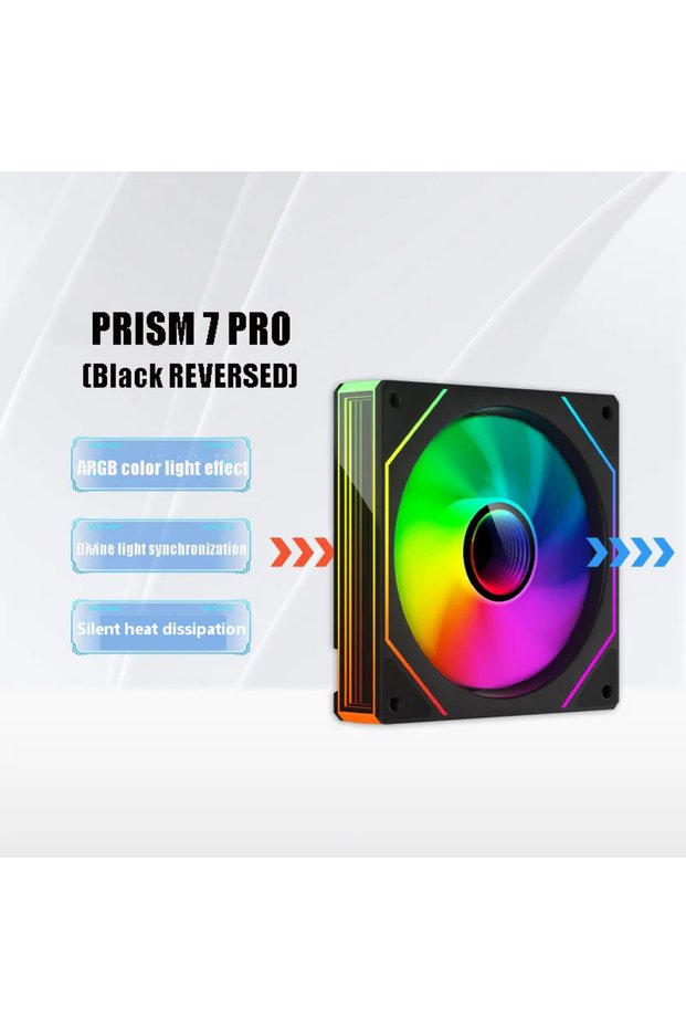 A-RGB Other Black Forward Prism 7PRO Full Side Mirror H-Line 12CM Chassis Cooling Fan 4PRO Divine Li
