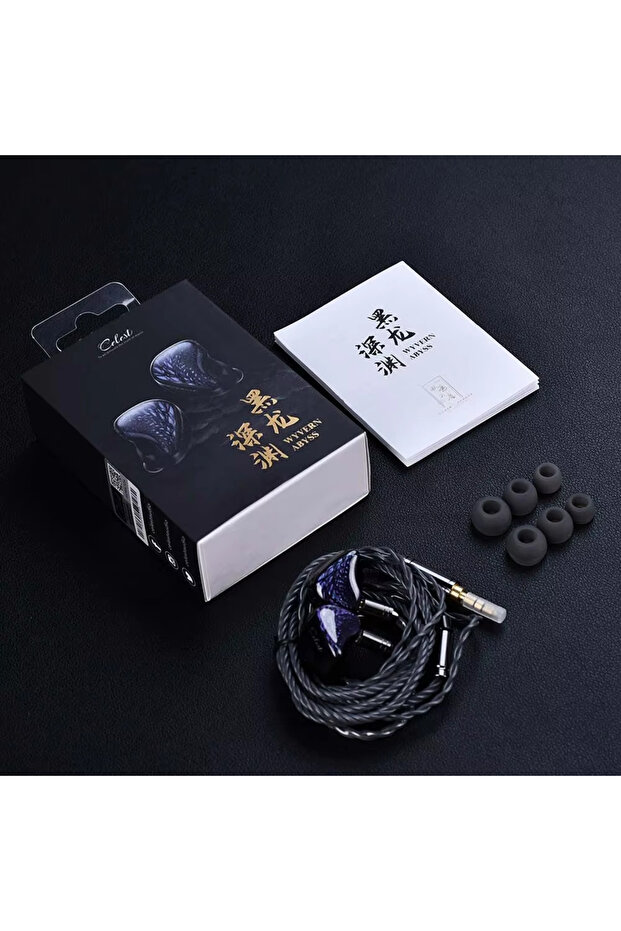 Wyvern Black Kinera Celest Wyvern Black-10mm LCP Diaphragm Dynamic Driver In-Ear Monitors HiFi Earph