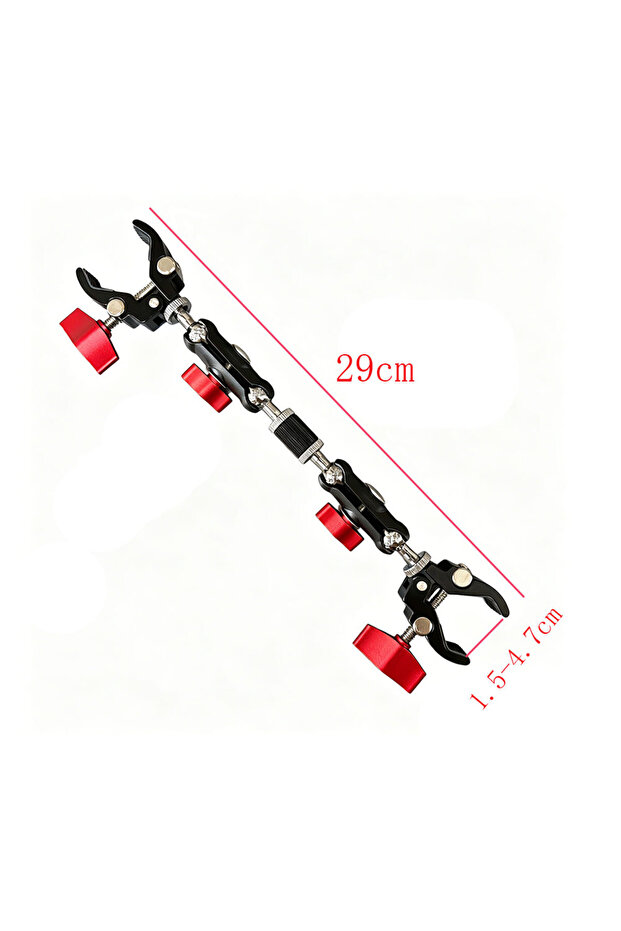 Double clip long Camera Double Clip Crab Clamp For GoPro Motorcycle Bicycle Handlebar Clip Bracket F