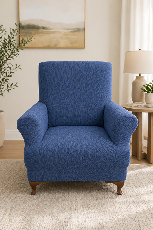 Jacquard Single Sofa Cover Armchair Seat Cover